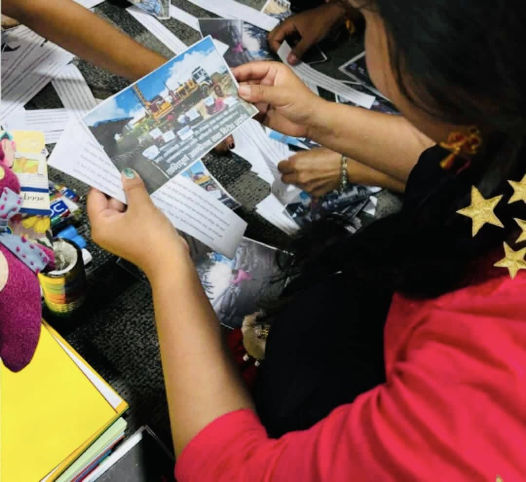 This creative workshop was about an art of Expression where  indigenous issues